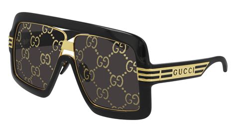 red and gold gucci shades|Gucci unisex sunglasses.